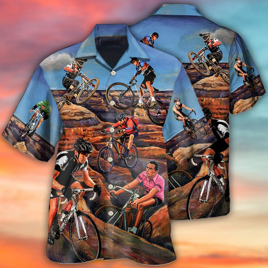 Mountain Biking Outdoor Style – Hawaiian Shirt