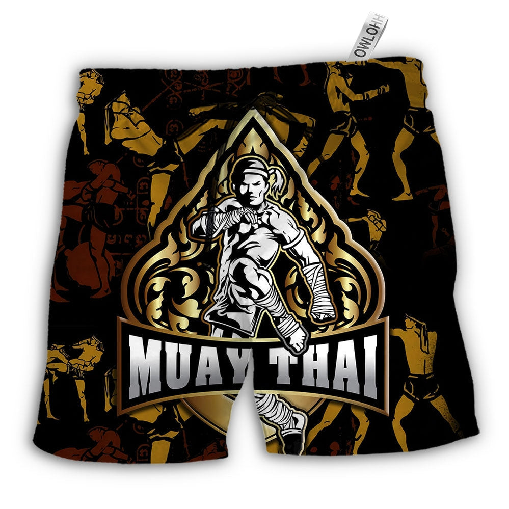 Beach Short / Adults / S Muay Thai Cool - Beach Short - Owls Matrix LTD
