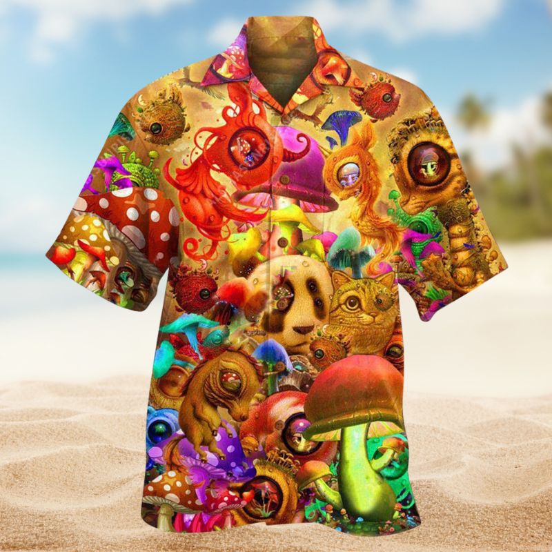 Mushrooms Dream Illusion Edition – Hawaiian Shirt