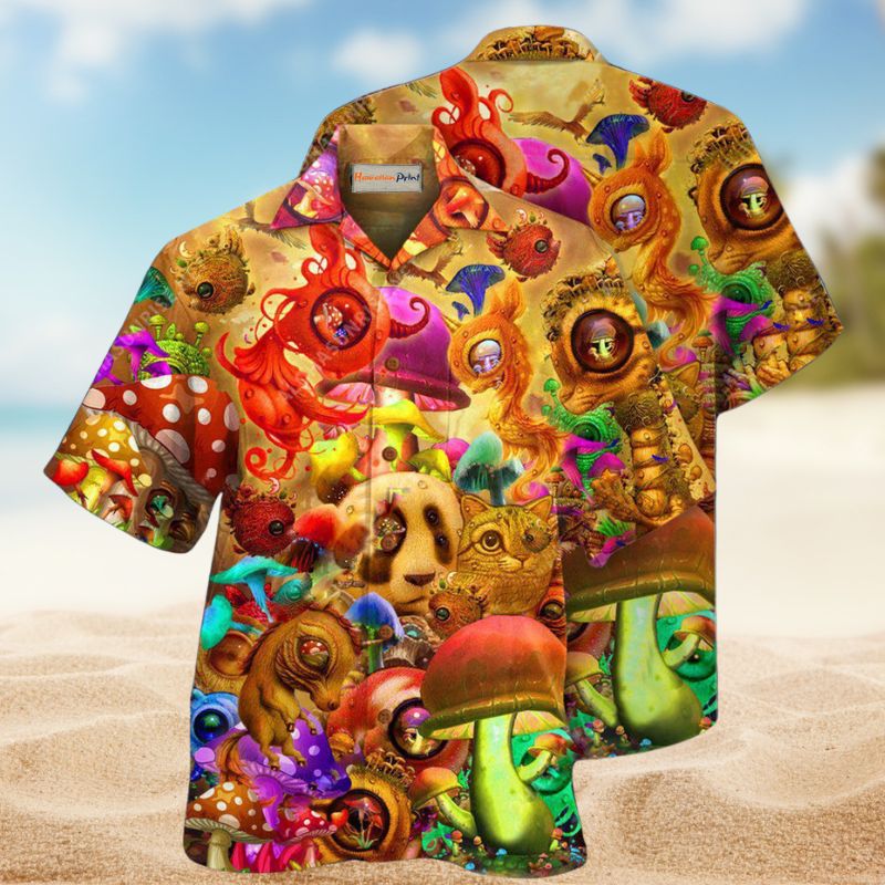 Mushrooms Dream Illusion Edition – Hawaiian Shirt