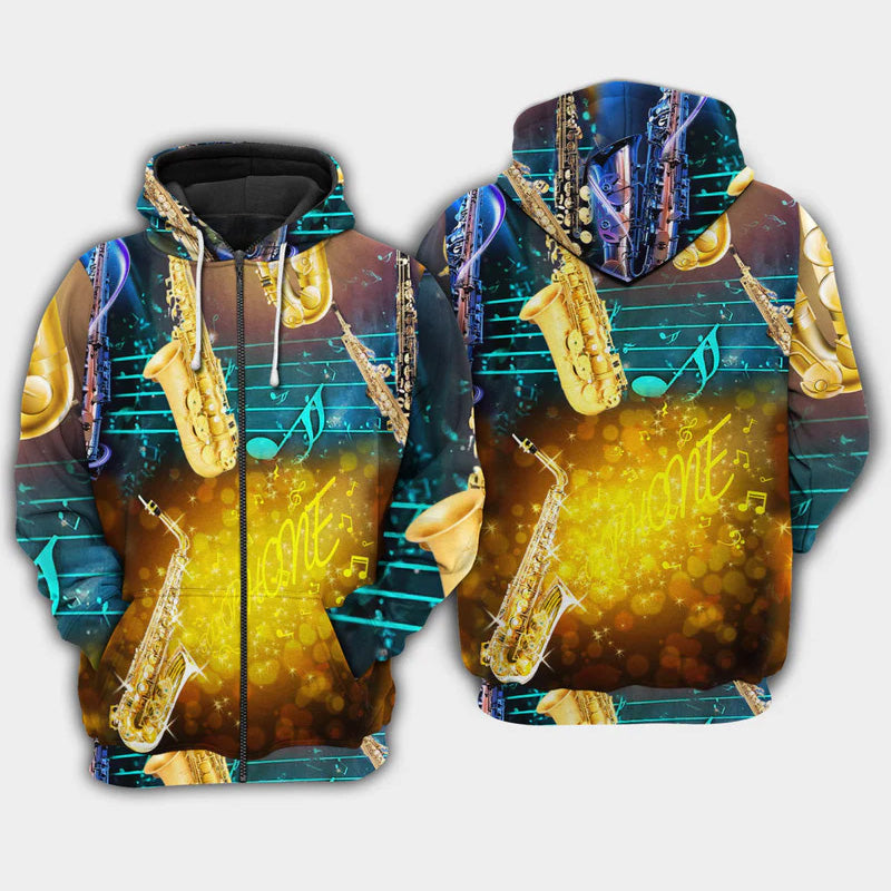Music All Night Art – 3D Hoodie