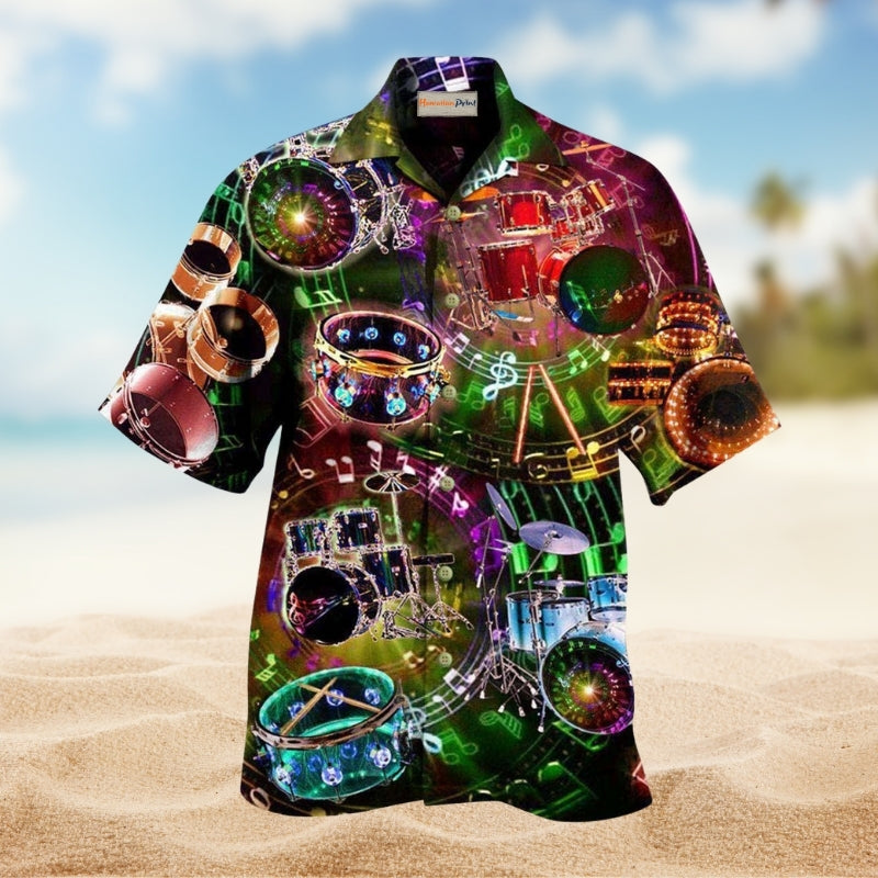 Music All You Need Is A Drum Kit Or Two Or Five Limited Edition – Hawaiian Shirt