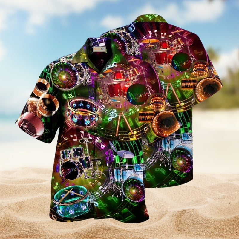 Music All You Need Is A Drum Kit Or Two Or Five Limited Edition – Hawaiian Shirt