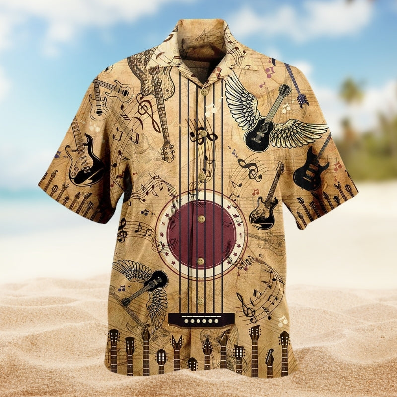 Music Amazing Guitar Vintage Limited Edition – Hawaiian Shirt