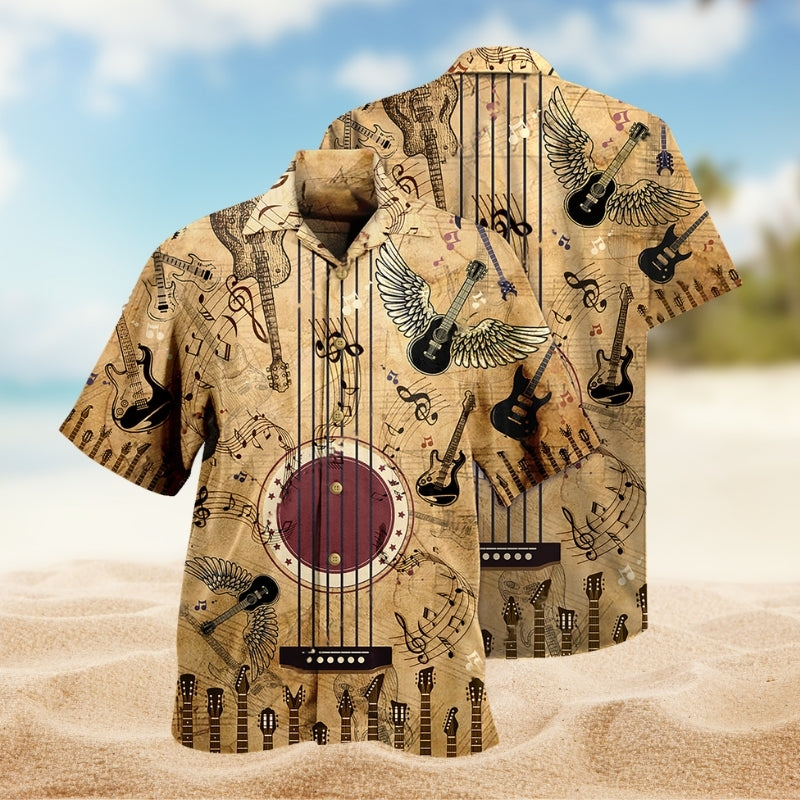 Music Amazing Guitar Vintage Limited Edition – Hawaiian Shirt