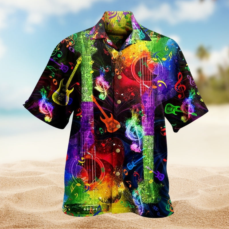 Music Amazing Rainbow Guitar Limited Edition – Hawaiian Shirt