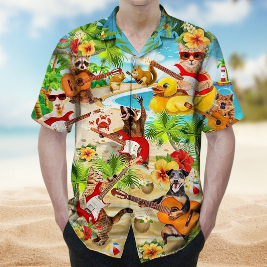 Music Animals Limited Edition – Hawaiian Shirt