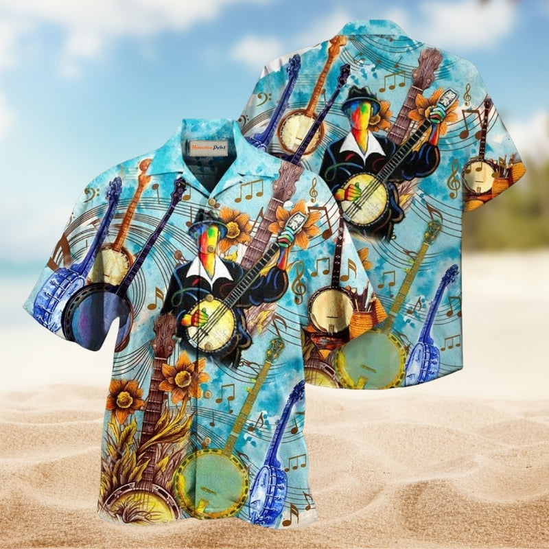 Music Cheerful Melodies From Banjo Limited Edition – Hawaiian Shirt