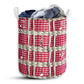 Music Embroidery Rattan Pink - Laundry Basket - Owls Matrix LTD