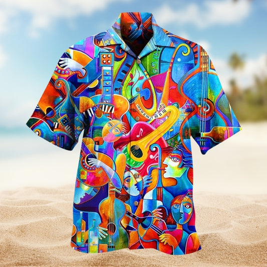 Music Full Color Limited Edition – Hawaiian Shirt