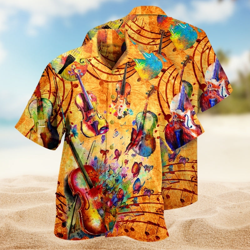 Music Guitar Love And Peace Life Limited Edition – Hawaiian Shirt