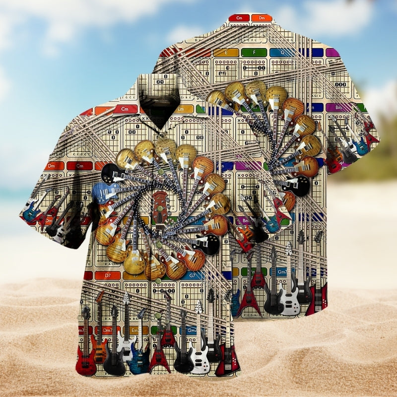 Music I Love Electric Guitar Limited Edition – Hawaiian Shirt