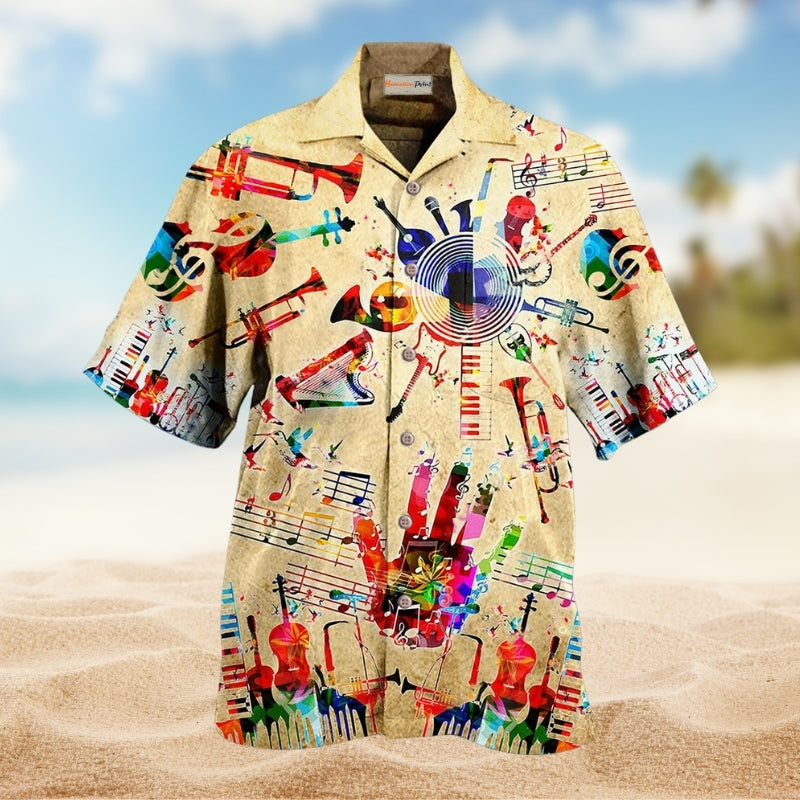 Music Instrument Style Limited Edition – Hawaiian Shirt