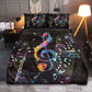 Music Is Life Bedding Cover For Boho Bedroom Decor