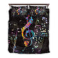 Music Is Life Bedding Cover For Boho Bedroom Decor