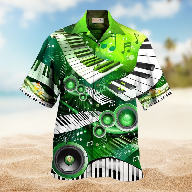 Music Love Green Style Limited Edition – Hawaiian Shirt
