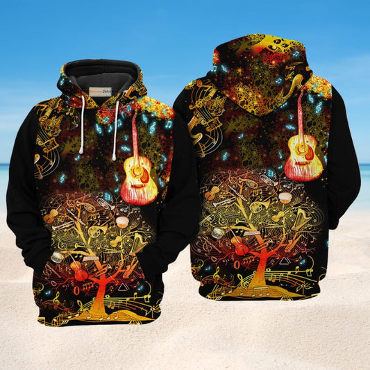 Music Nocturne Of Time Art – 3D Hoodie