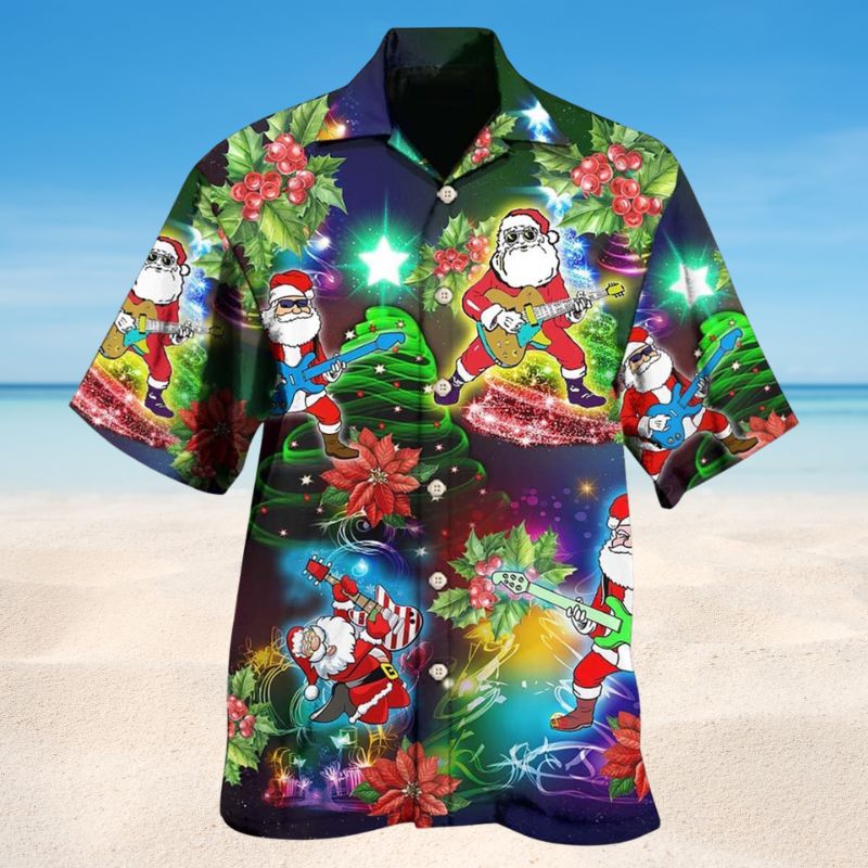 Music Santa So High Style 2 – Hawaiian Shirt