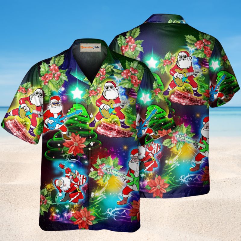 Music Santa So High Style 2 – Hawaiian Shirt