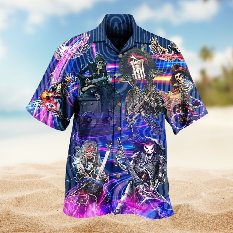 Music Skull Crazy Limited Edition – Hawaiian Shirt