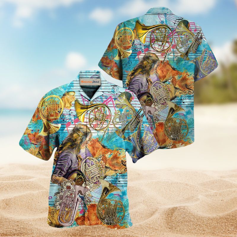 Music Stealing Horn Instrument Edition – Hawaiian Shirt