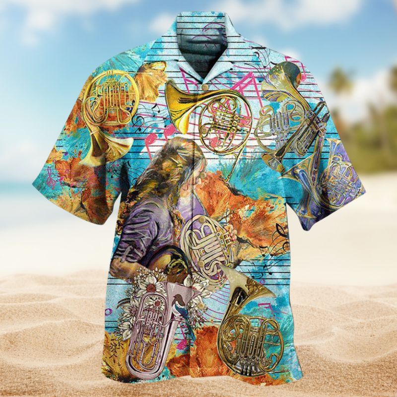 Music Stealing Horn Instrument Edition – Hawaiian Shirt