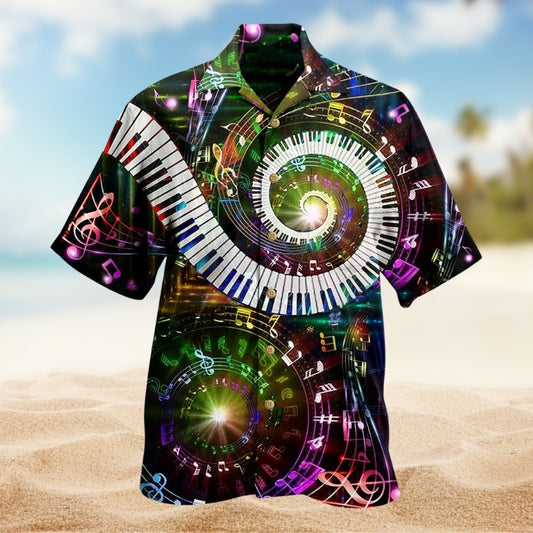 Music Ten Fingers Eighty Eight Keys Piano Limited Edition – Hawaiian Shirt