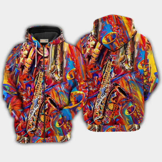 Music To The Soul Quote Art – 3D Hoodie