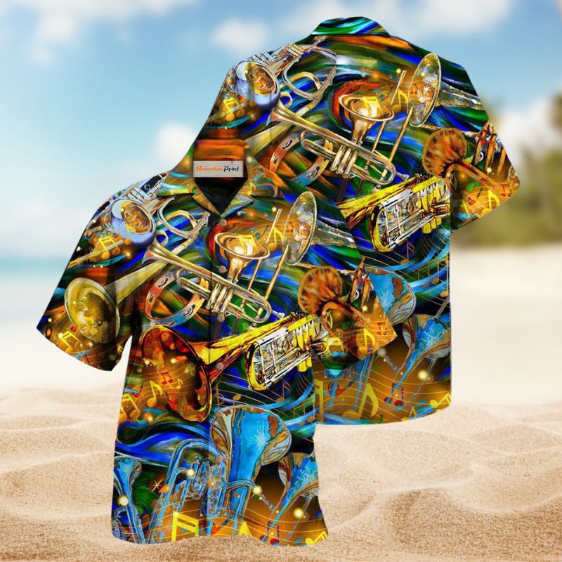Music Trumpet Speaks Edition – Hawaiian Shirt