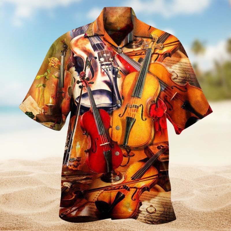 Music Violin Is My Passion Edition – Hawaiian Shirt