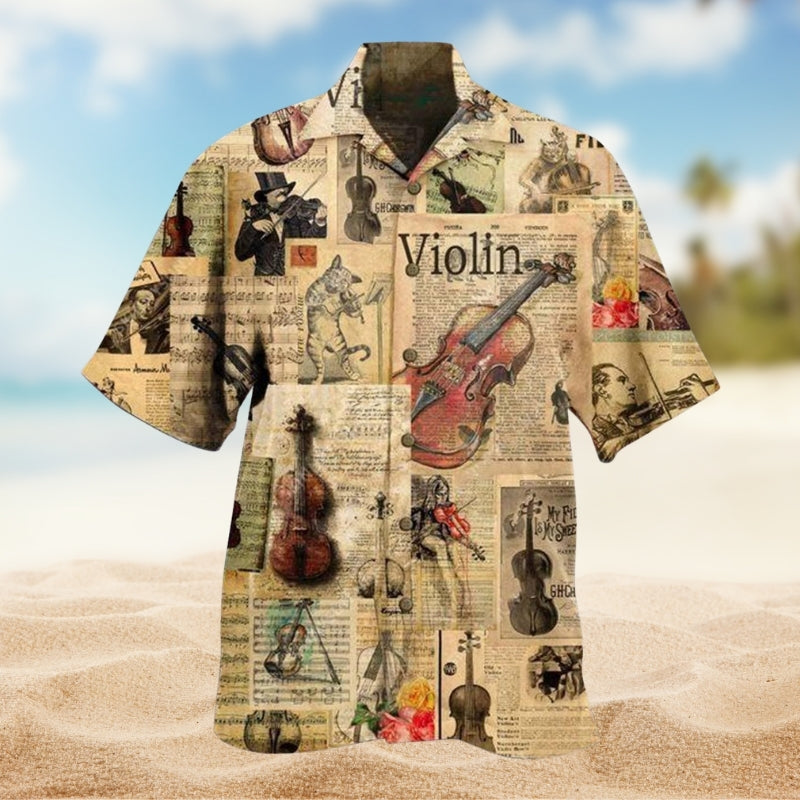 Music Violin Love Life Style Limited Edition 2 – Hawaiian Shirt