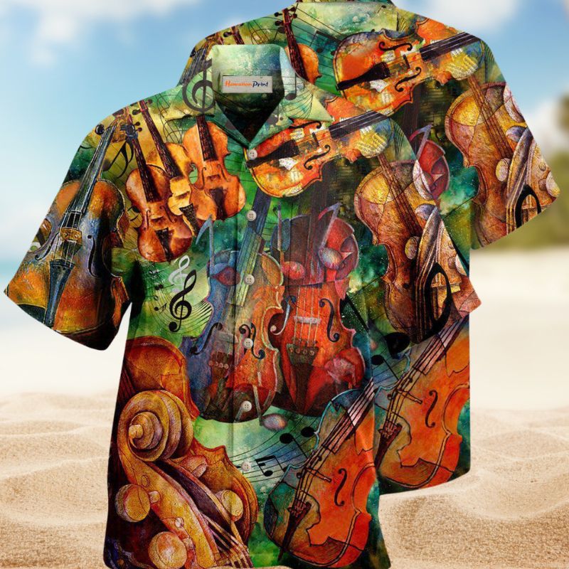 Music Violin My Wand Chose Me Edition – Hawaiian Shirt
