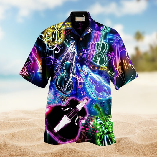 Music Violin Neon Style Limited Edition – Hawaiian Shirt
