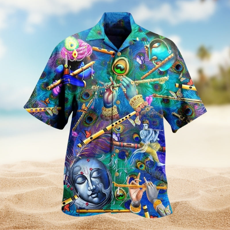 Music Where Words Fail Flute Speaks Limited Edition – Hawaiian Shirt