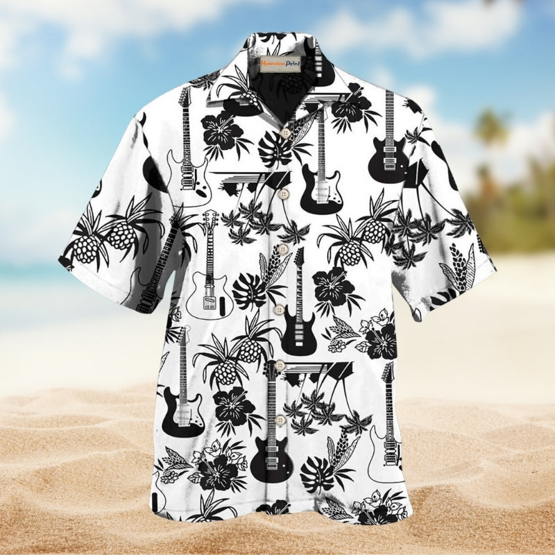 Music With Electric Guitar Limited Edition – Hawaiian Shirt