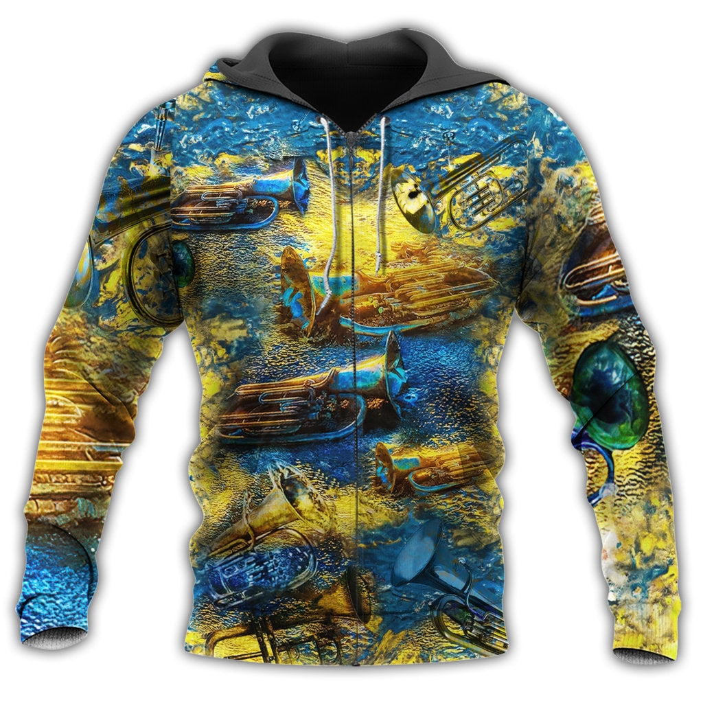 Music Love Peace Life - 3D Hoodie2