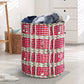 Music Embroidery Rattan Pink - Laundry Basket - Owls Matrix LTD