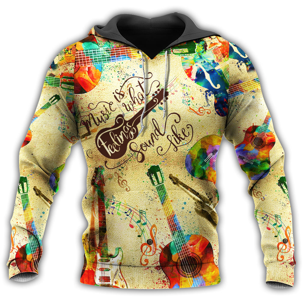 My Guitar Can Sing Music Art – 3D Hoodie