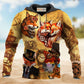 Mystic Fox Dark Yellow Style - 3D Hoodie