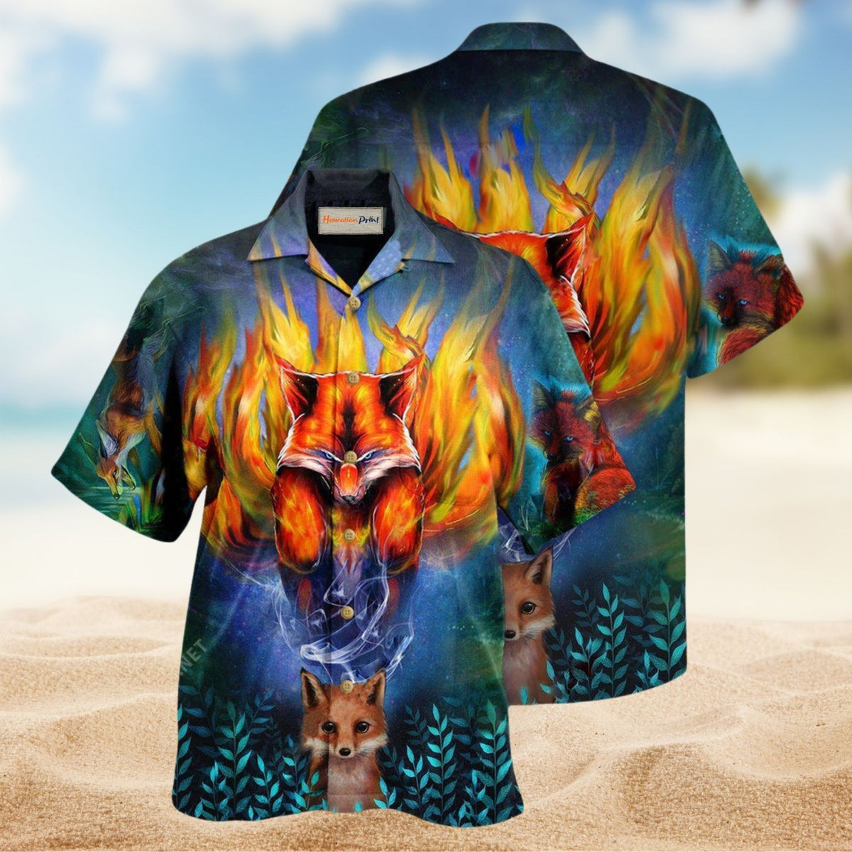 Mythical Nine Tailed Fox Edition – Hawaiian Shirt
