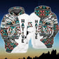 Native Inspired Color Sign Art – 3D Hoodie