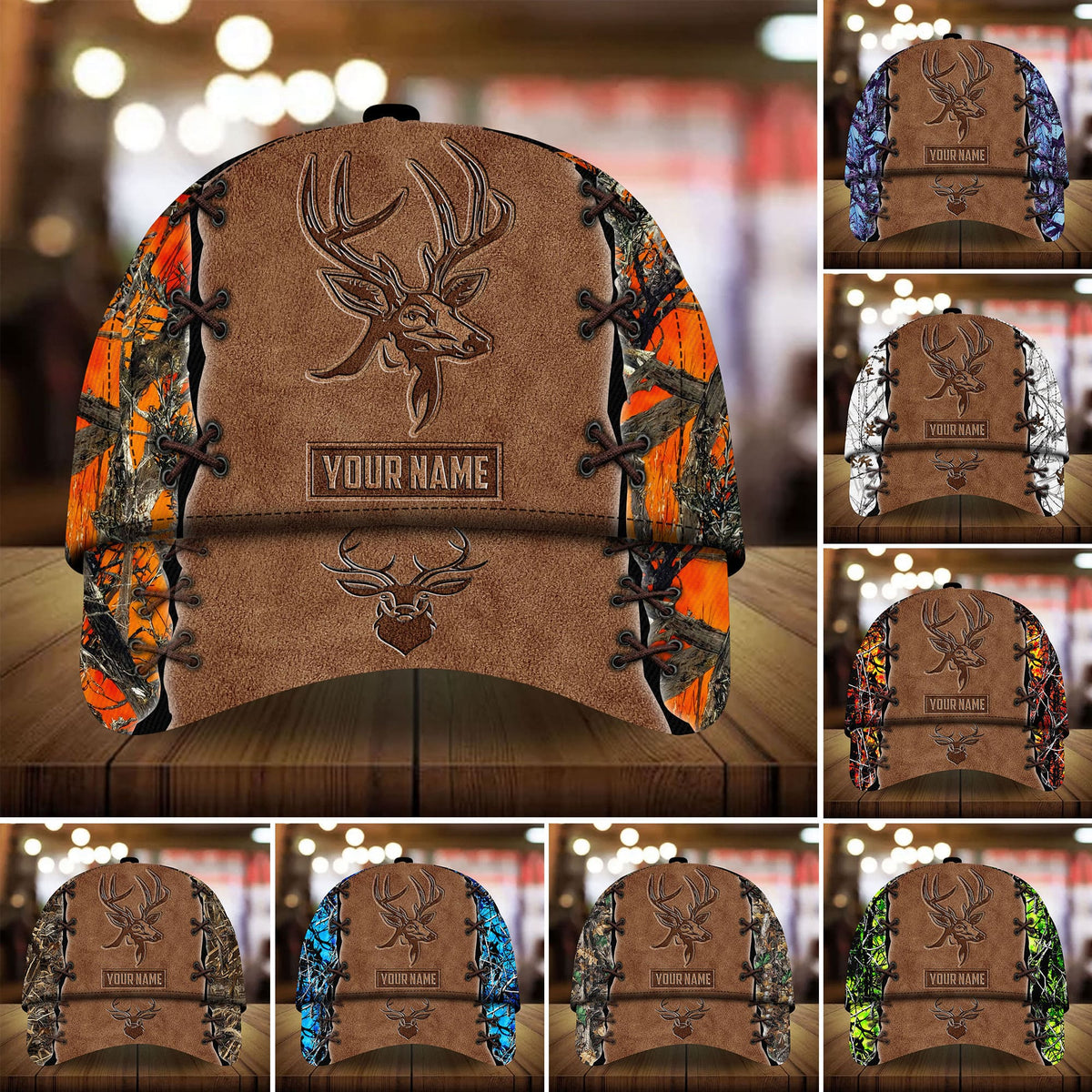 Premium Deer Hunting Personalized – Classic Cap