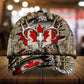 Cross Hunting Camo Personalized – Classic Cap