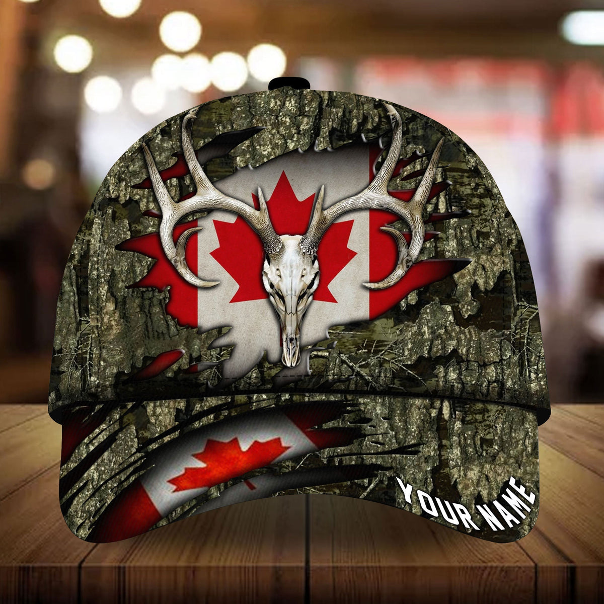 Cross Hunting Camo Personalized – Classic Cap