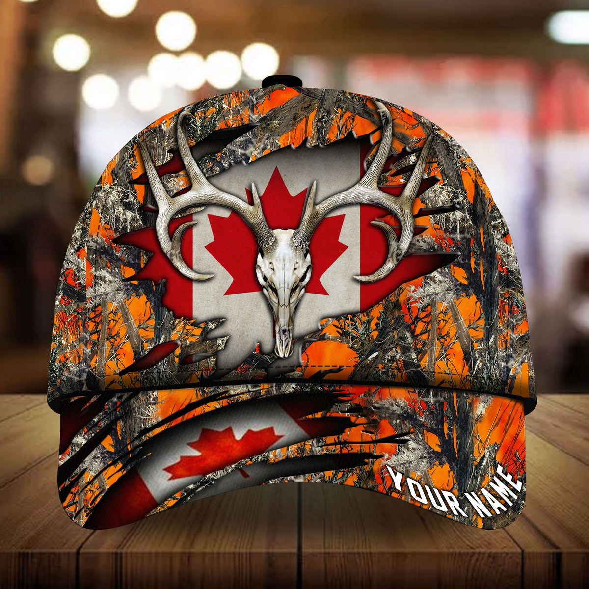 Cross Hunting Camo Personalized – Classic Cap