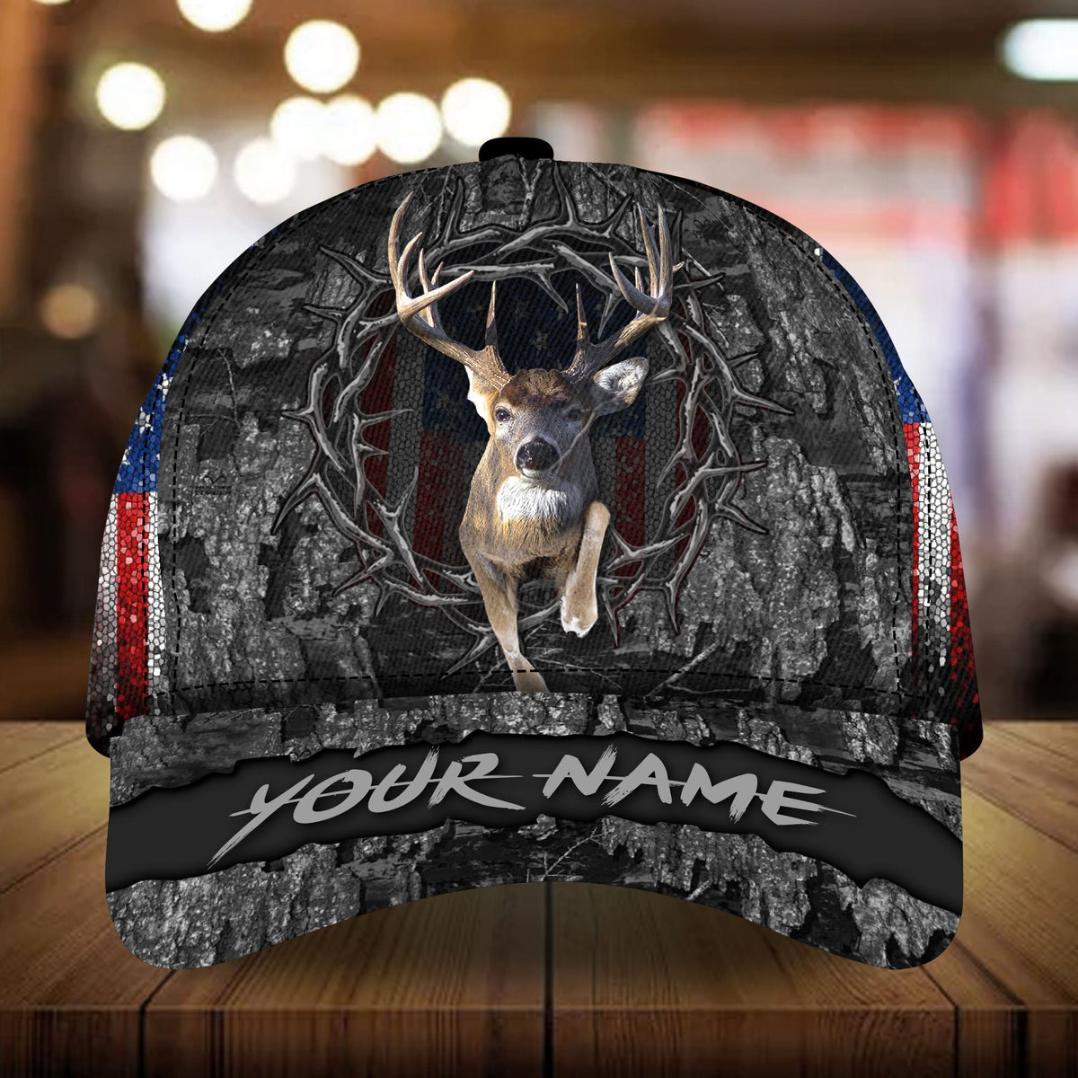 Awesome Deer Hunting Multicolor Personalized – Classic Cap