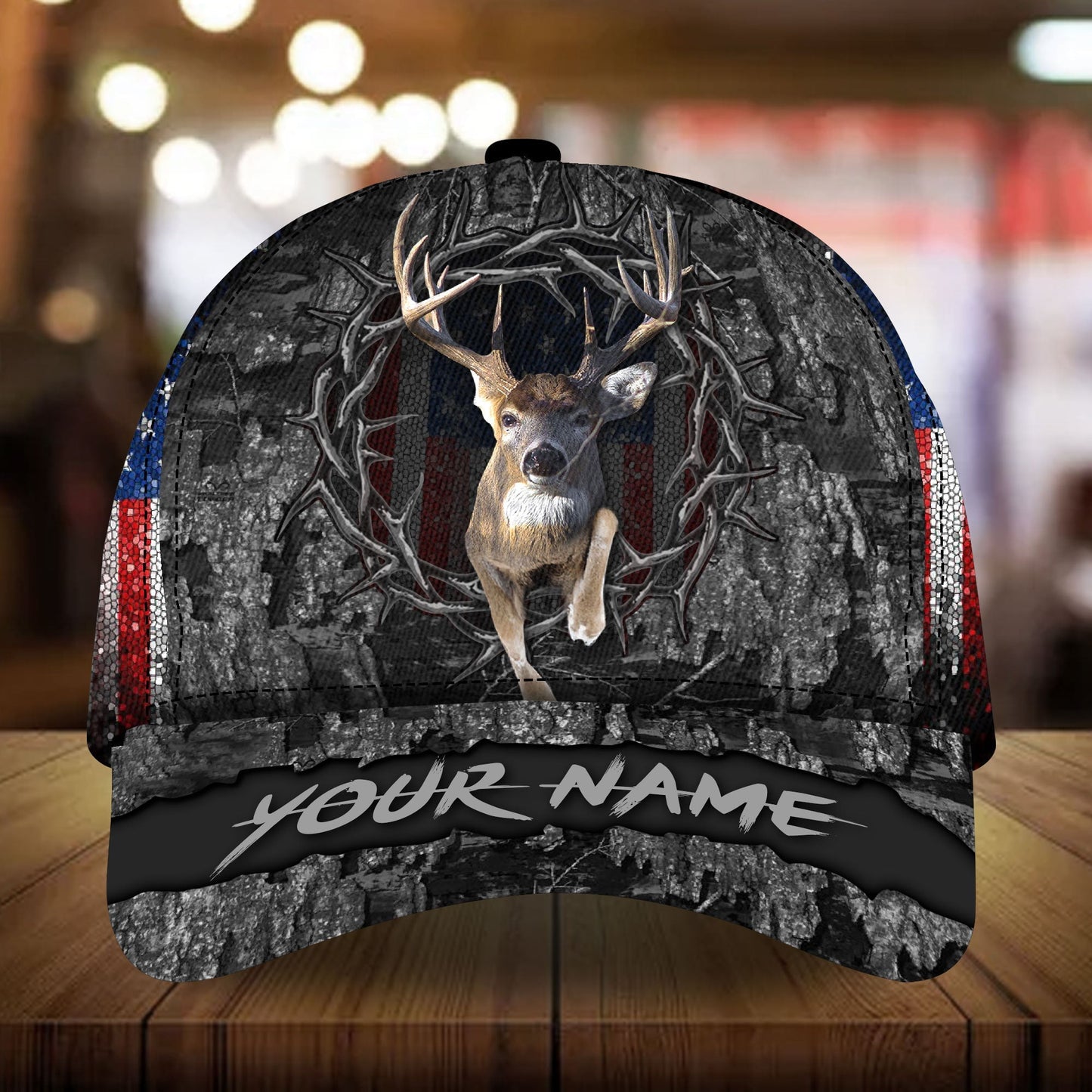 Awesome Deer Hunting Multicolor Personalized – Classic Cap