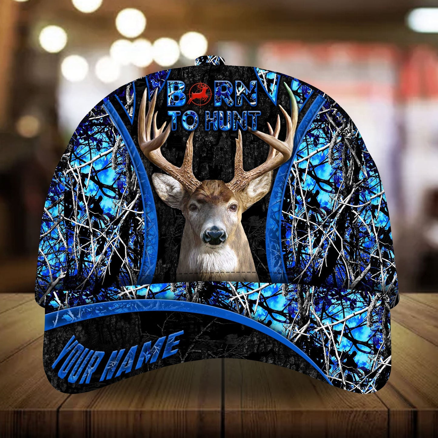 Born To Hunt Deer Hunting Camo – Classic Cap