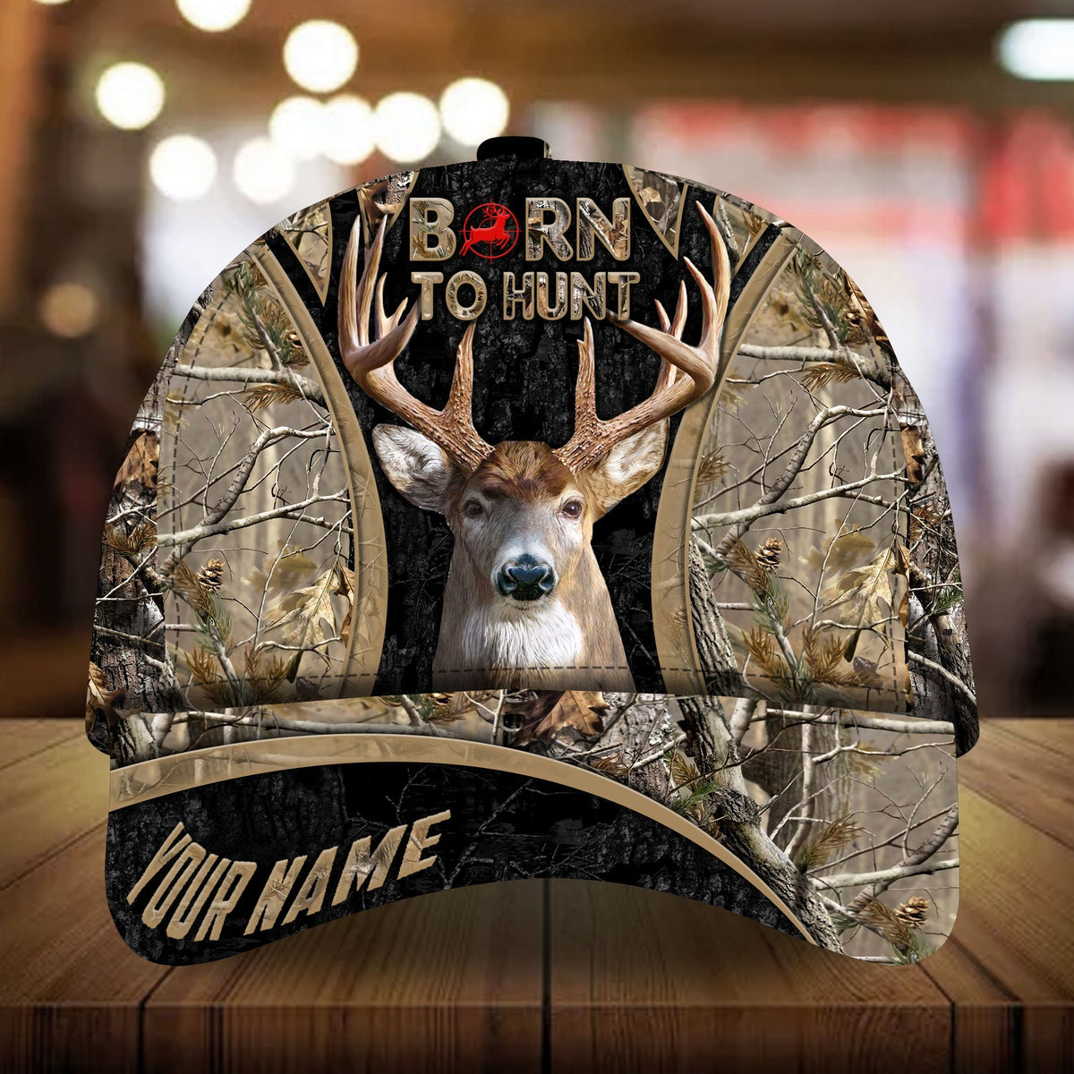 Born To Hunt Deer Hunting Camo – Classic Cap