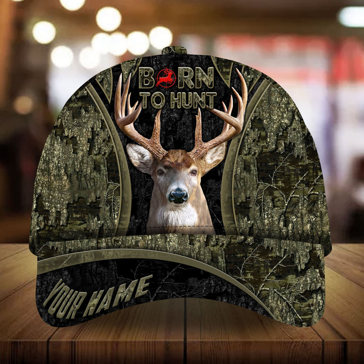 Born To Hunt Deer Hunting Camo – Classic Cap